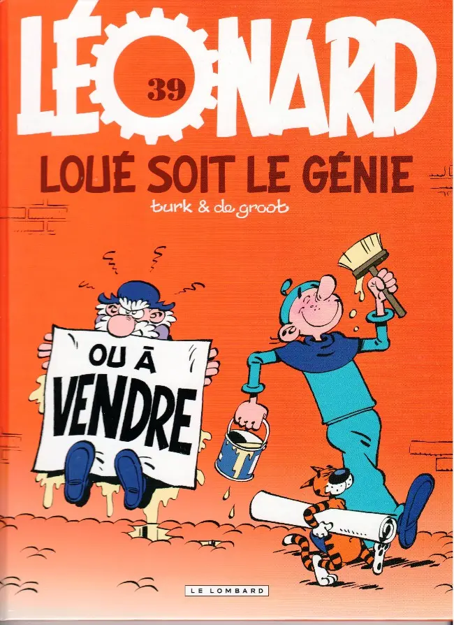 Couverture de l'album Léonard Tome 39 Loué soit le génie