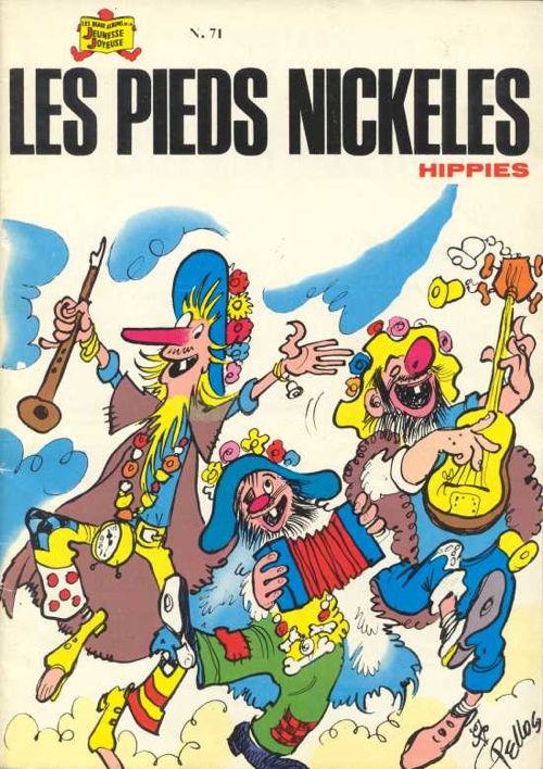 Couverture de l'album Les Pieds Nickelés Tome 71 Les Pieds Nickelés hippies