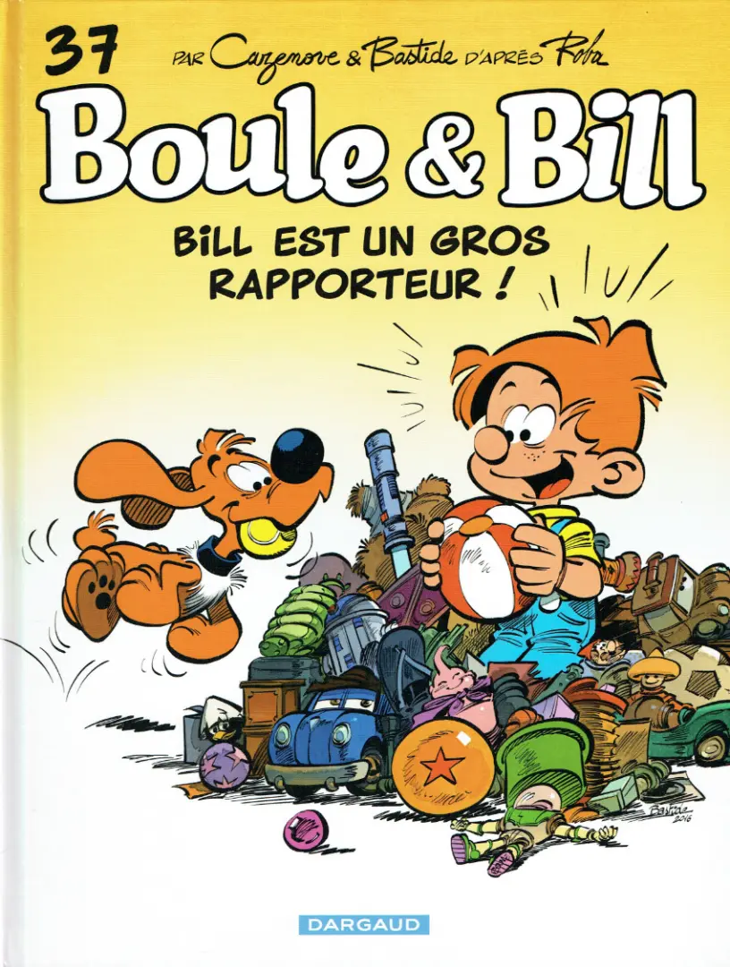 Couverture de l'album Boule & Bill Tome 37 Bill est un gros rapporteur !