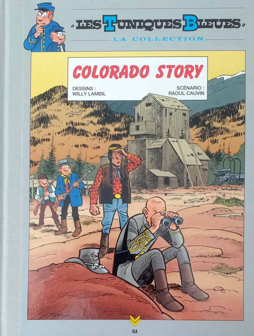 Couverture de l'album Les Tuniques Bleues La Collection (Hachette) Tome 51 Colorado story