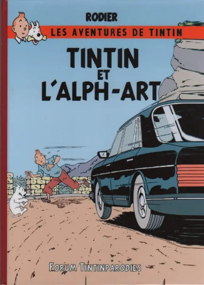 Couverture de l'album Tintin Tintin et l'Alph-Art