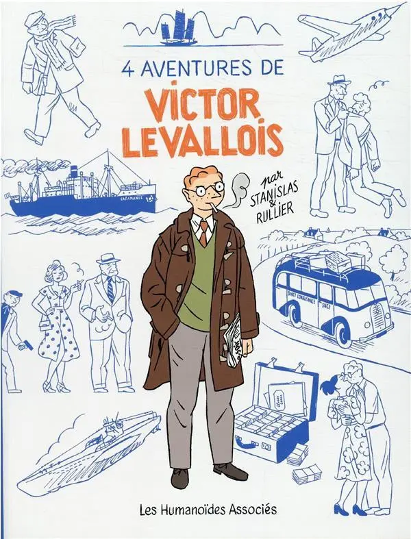 Couverture de l'album Victor Levallois 4 aventures de Victor Levallois