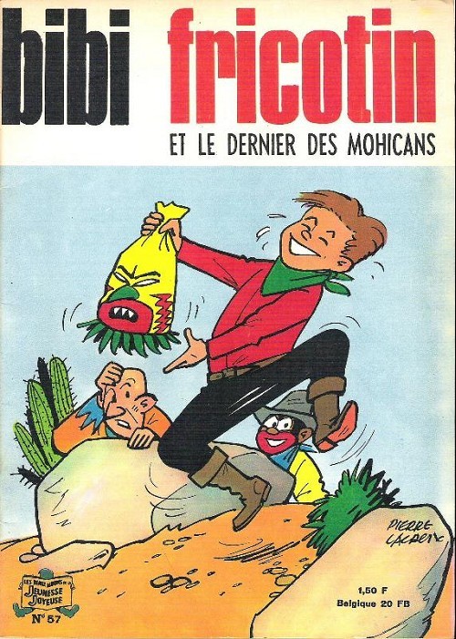 Couverture de l'album Bibi Fricotin 2e Série - Societé Parisienne d'Edition Tome 57 Bibi Fricotin et le dernier des Mohicans