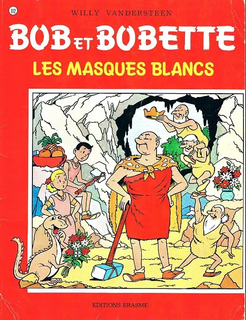 Couverture de l'album Bob et Bobette Tome 112 Les masques blancs