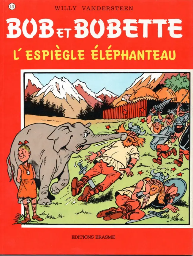 Couverture de l'album Bob et Bobette Tome 170 L'espiègle éléphanteau