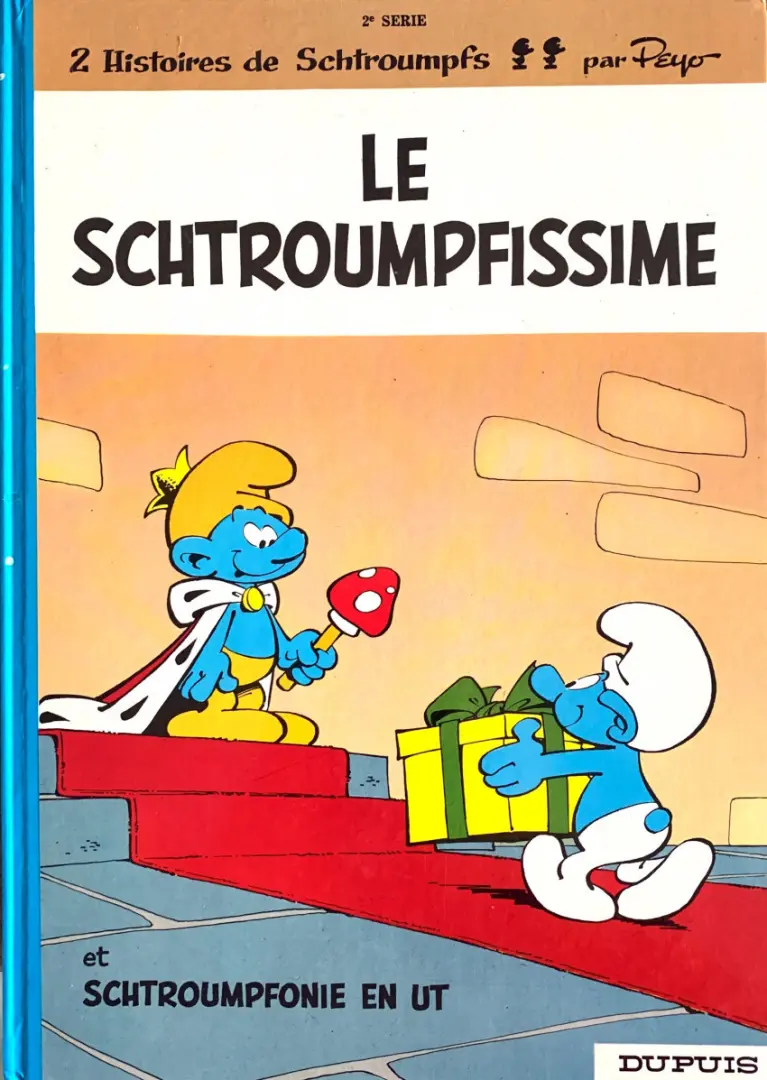 Couverture de l'album Les Schtroumpfs Tome 2 Le Schtroumpfissime
