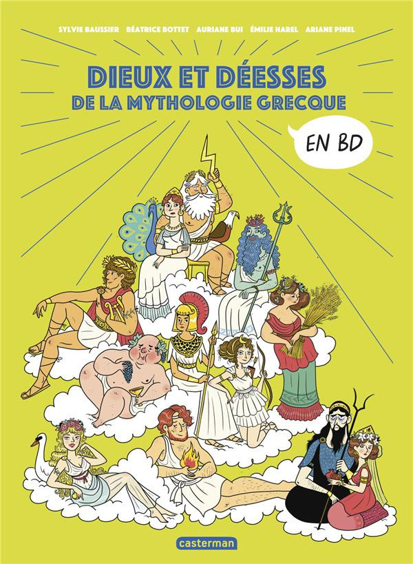 Couverture de l'album Dieux et Déesses de la mythologie grecque en BD