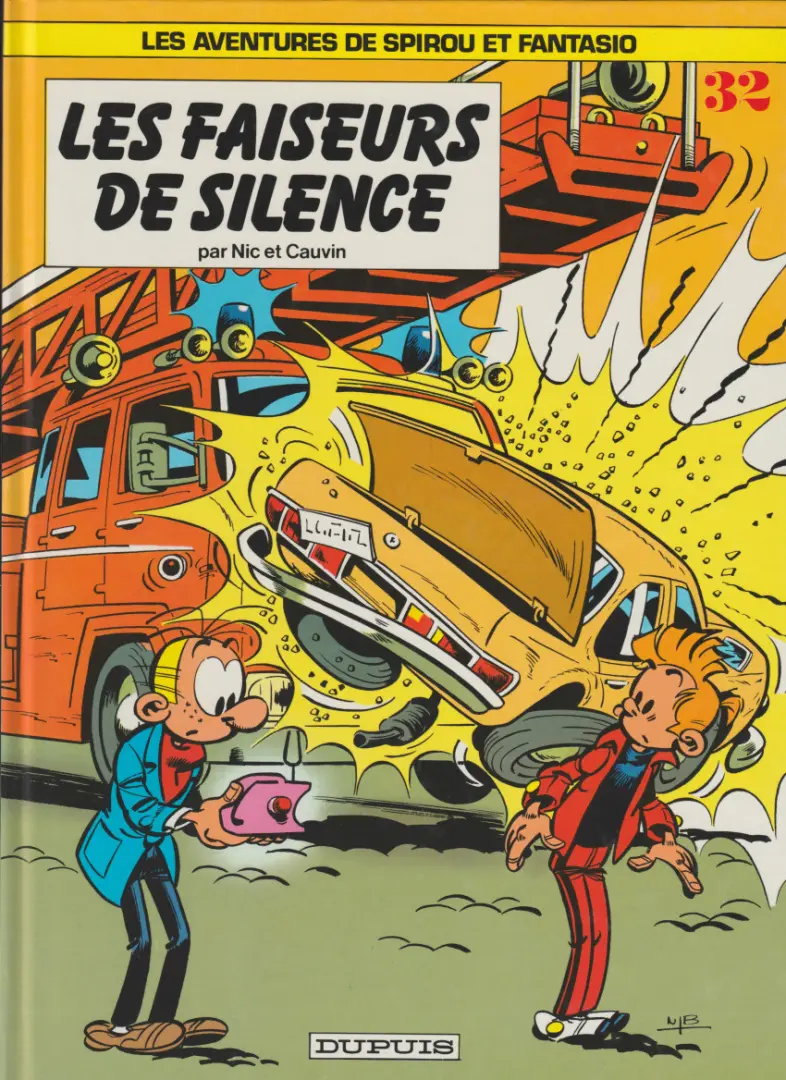 Couverture de l'album Spirou et Fantasio Tome 32 Les faiseurs de silence