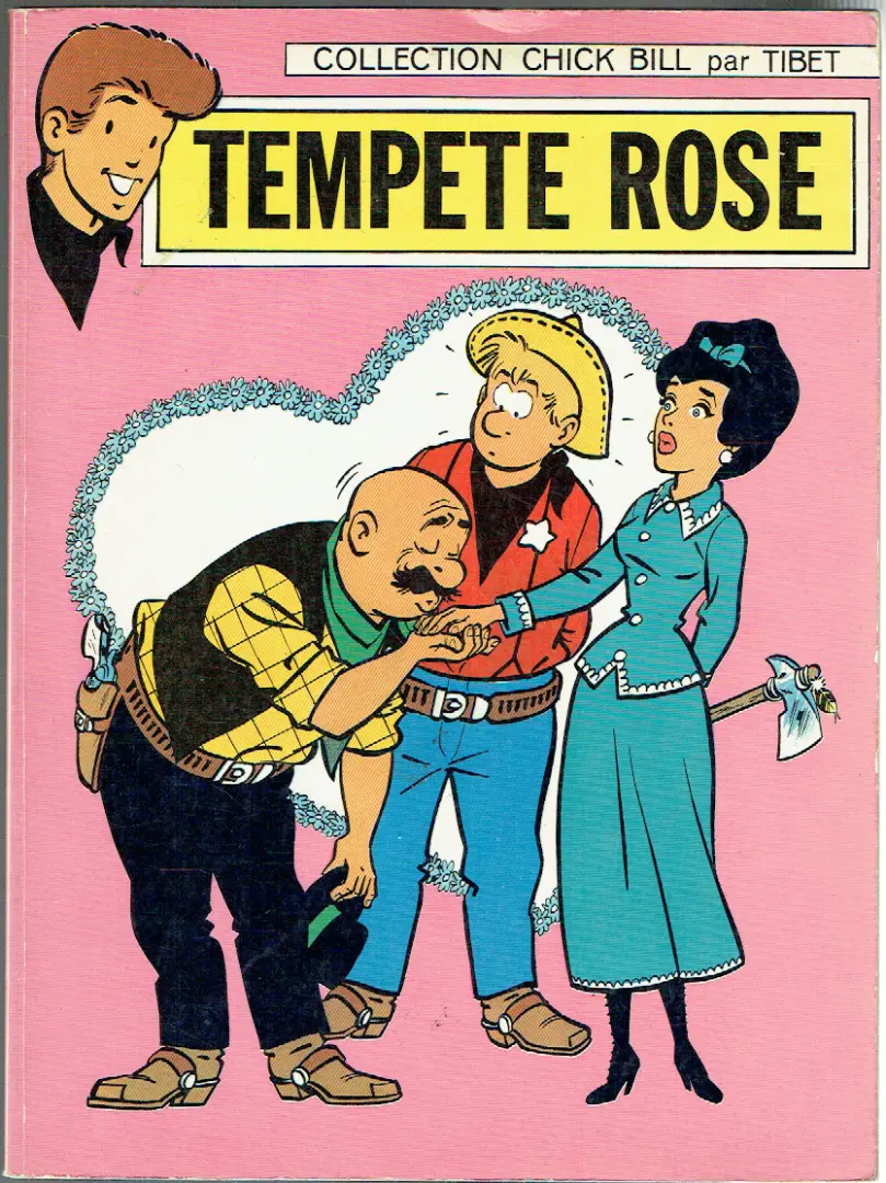 Couverture de l'album Chick Bill Tome 1 Tempête rose