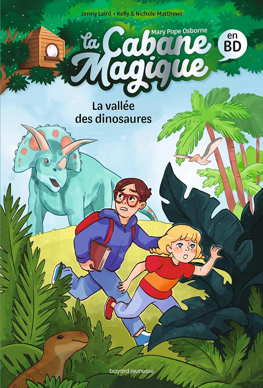 Couverture de l'album La cabane magique La vallée des dinosaures