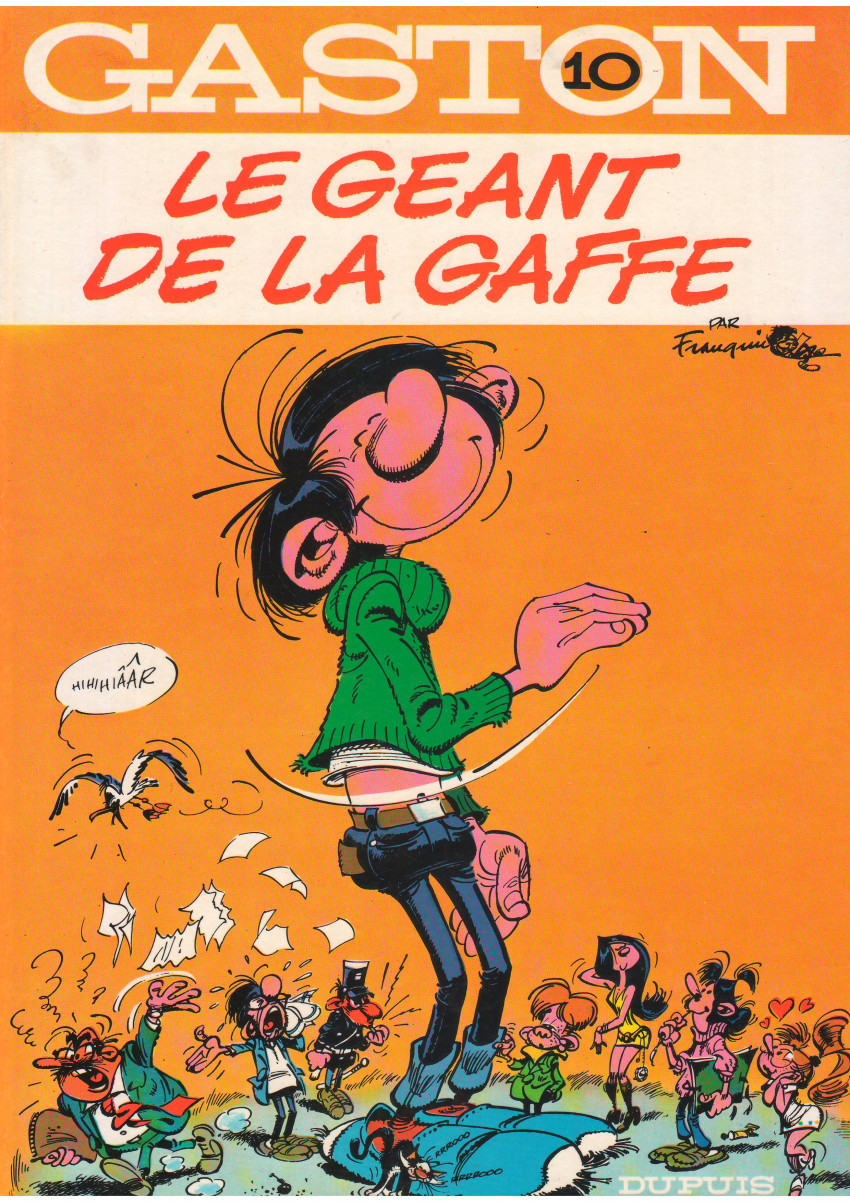 Couverture de l'album Gaston Tome 10 Le géant de la gaffe