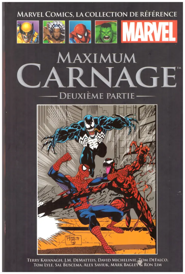 Couverture de l'album Marvel Comics - La collection de référence Tome 259 Maximum carnage - Deuxième partie