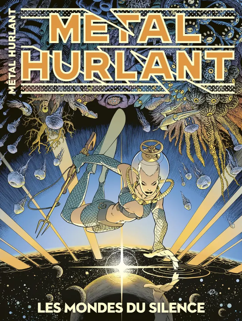 Couverture de l'album Métal Hurlant N° 15 Les Mondes du silence