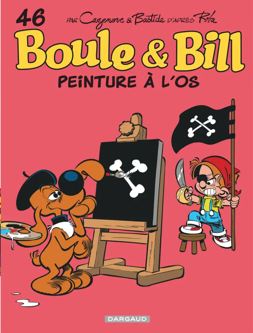 Couverture de l'album Boule & Bill Tome 46 Peinture à l'os