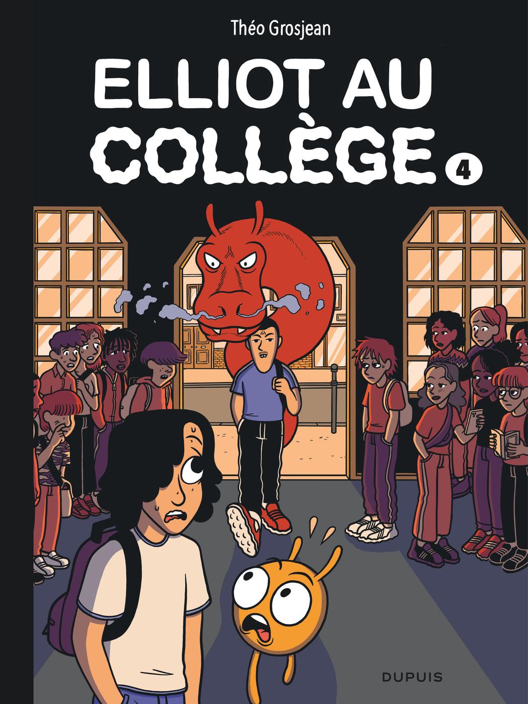 Couverture de l'album Elliot au collège 4 Dernier frisson