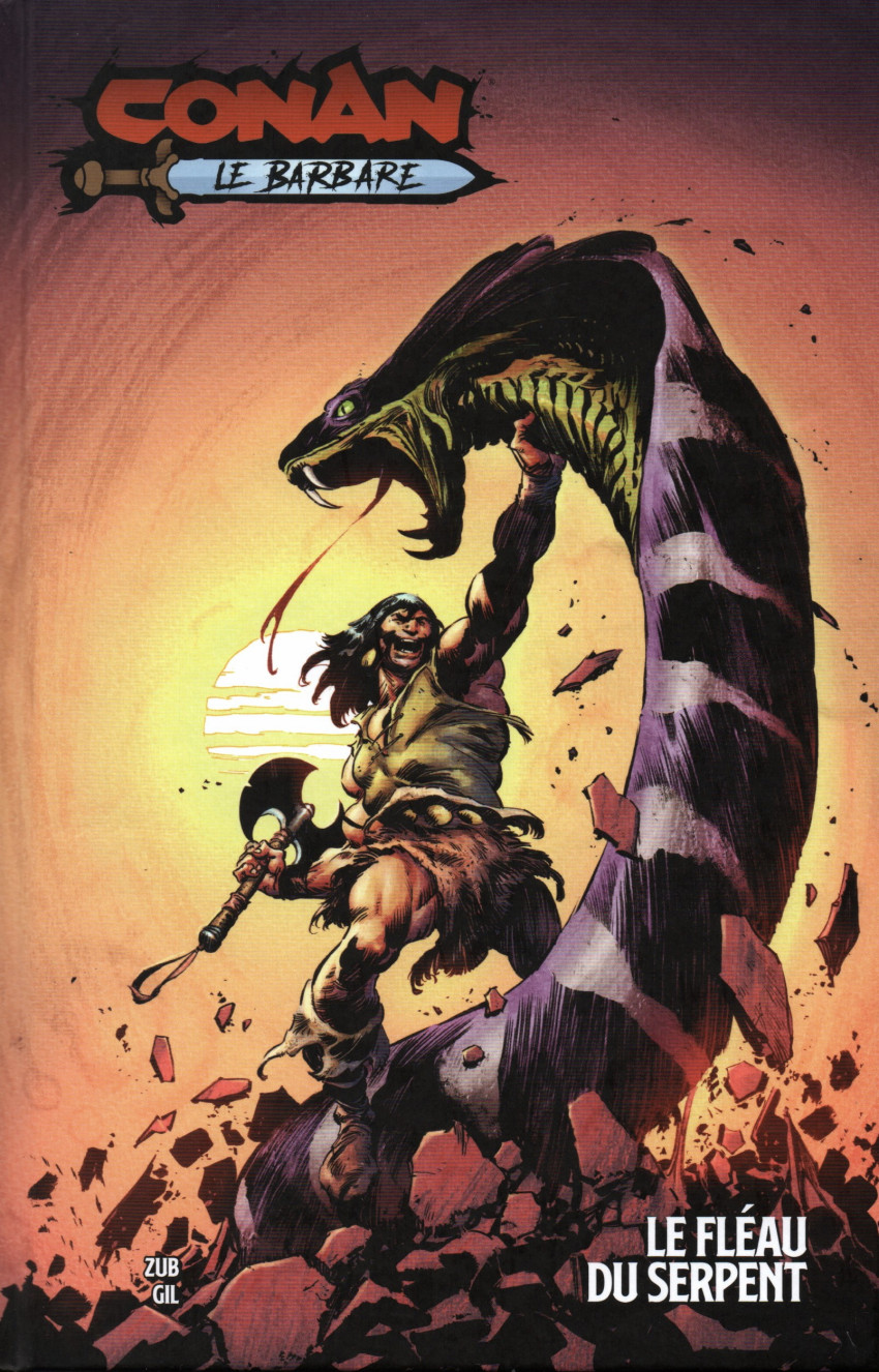 Couverture de l'album Conan le barbare Le fléau du serpent