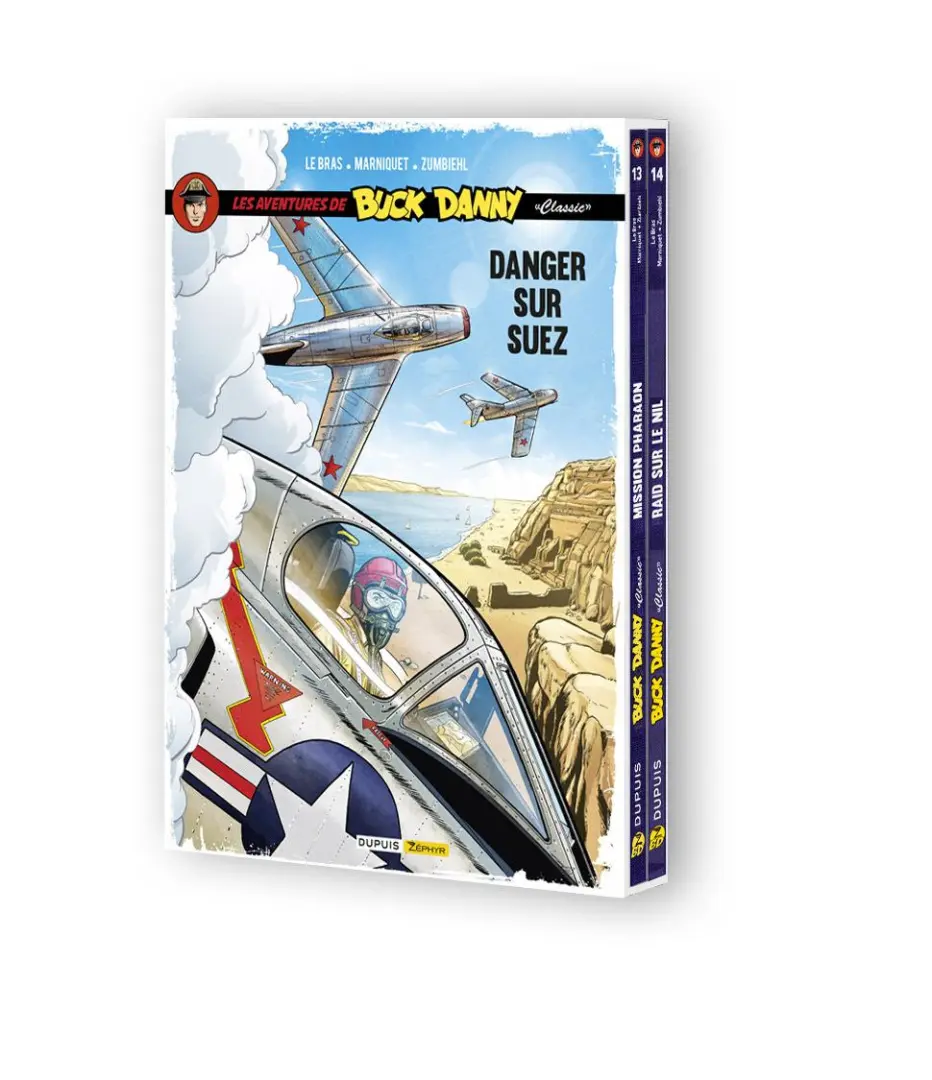 Couverture de l'album Buck Danny «Classic» Danger sur Suez