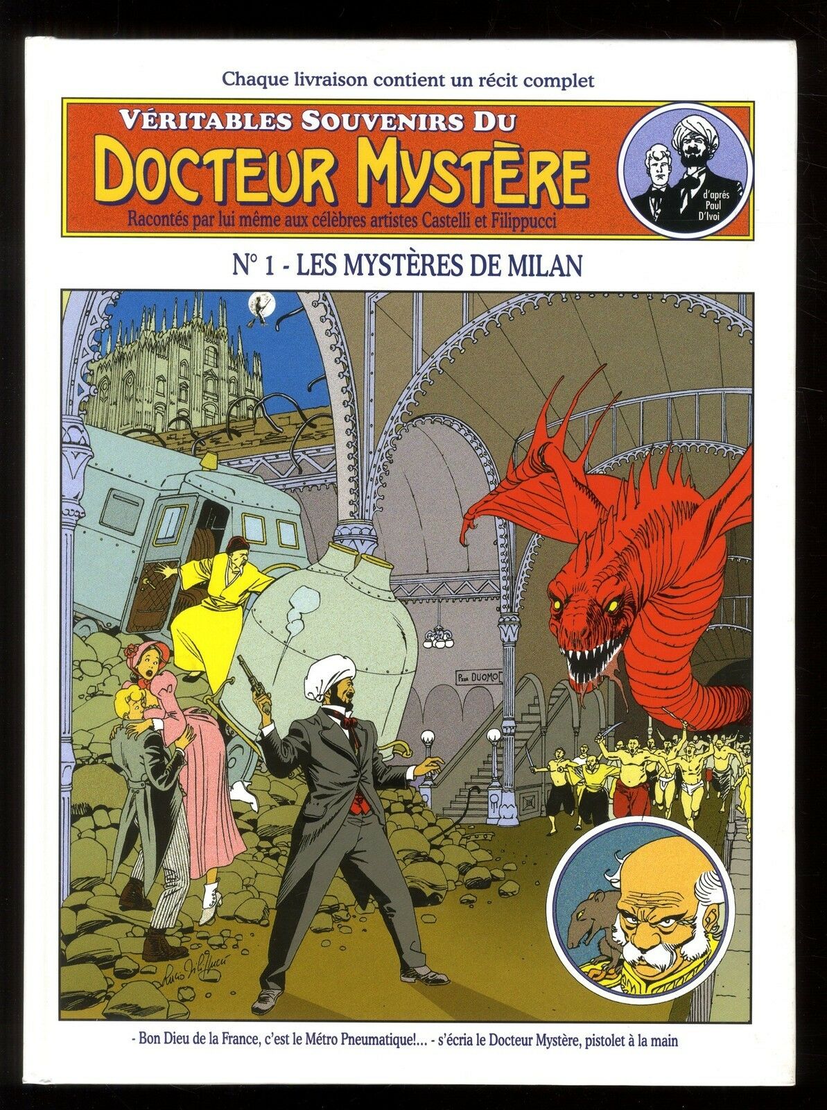 Couverture de l'album Véritables souvenirs du Docteur Mystère Tome 1 Les mystères de Milan