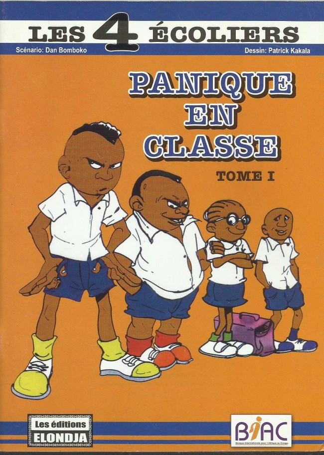 Couverture de l'album Les 4 écoliers Tome I Panique en classe