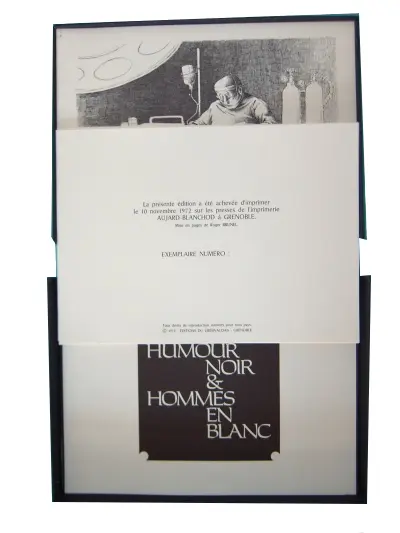 Planche de l'album Humour noir et hommes en blanc