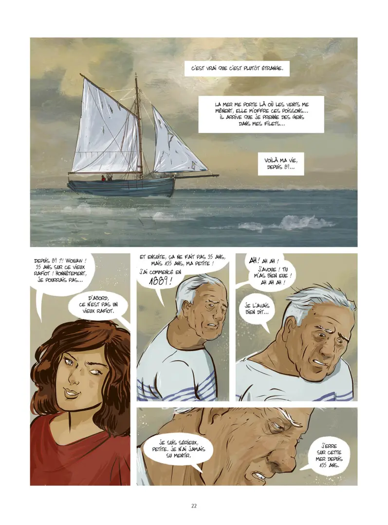 Planche de l'album Dans les lignes de la mer Le secret de Saint James