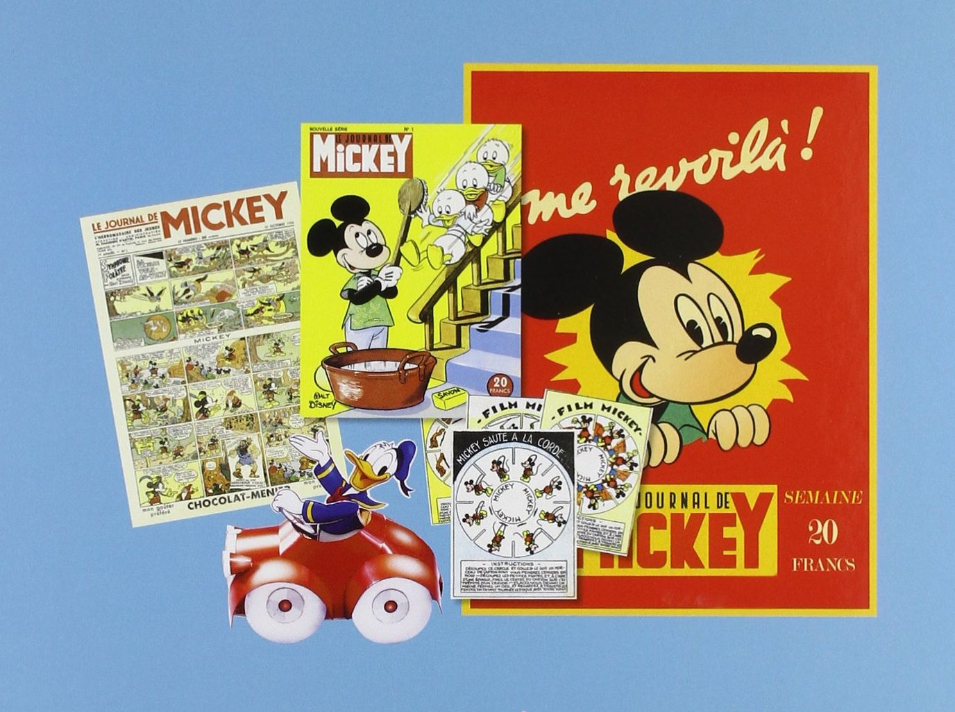 Planche de l'album La Grande Histoire du Journal de Mickey De 1934 à nos jours