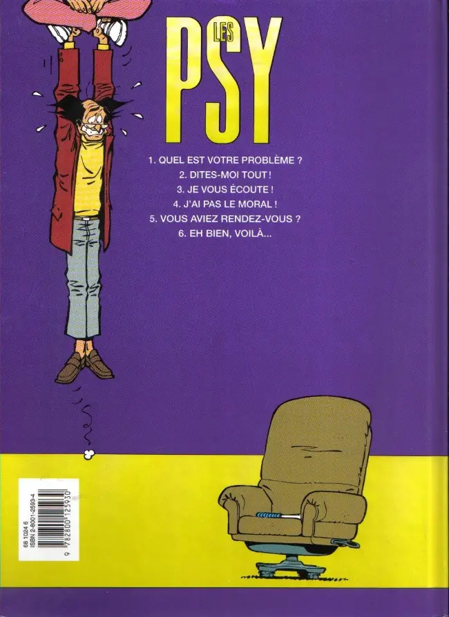 Verso de l'album Les Psy Tome 6 Eh bien, voilà...