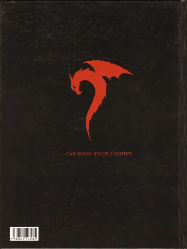 Verso de l'album Rapaces 3