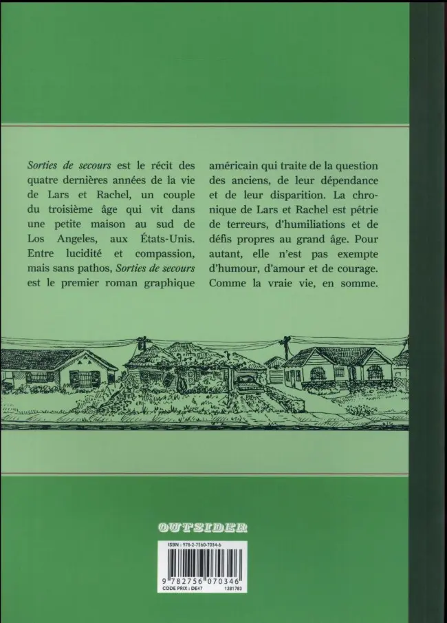 Verso de l'album Sorties de secours