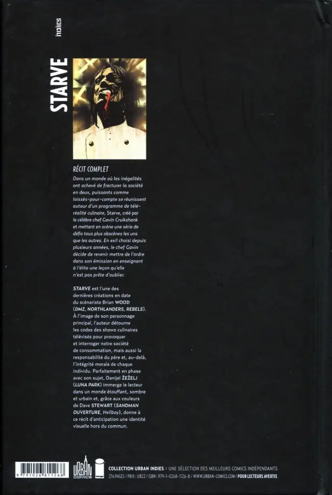 Verso de l'album Starve