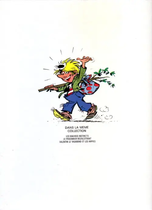 Verso de l'album Valentin le vagabond Tome 3 Valentin et les hippies