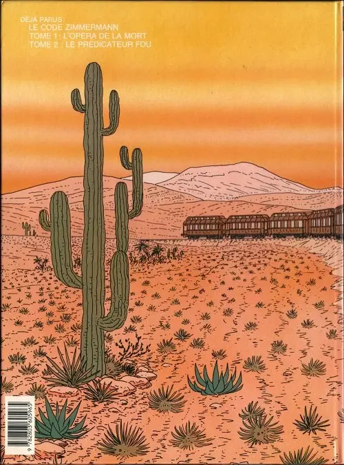 Verso de l'album Victor Sackville Tome 2 Le code Zimmermann - Le prédicateur fou