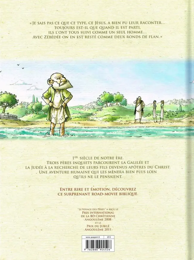 Verso de l'album Le Voyage des pères Intégrale