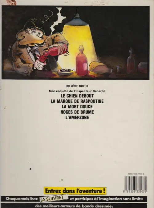 Verso de l'album Canardo Tome 1 Le chien debout
