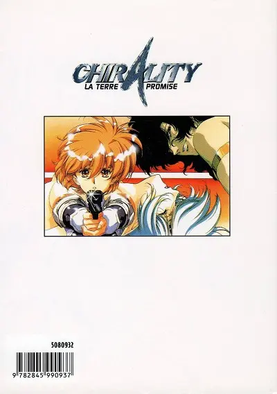 Verso de l'album Chirality - La Promesse / La Terre promise Vol. 3