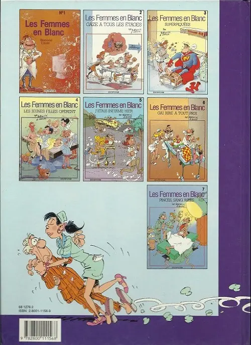 Verso de l'album Les Femmes en Blanc Tome 1