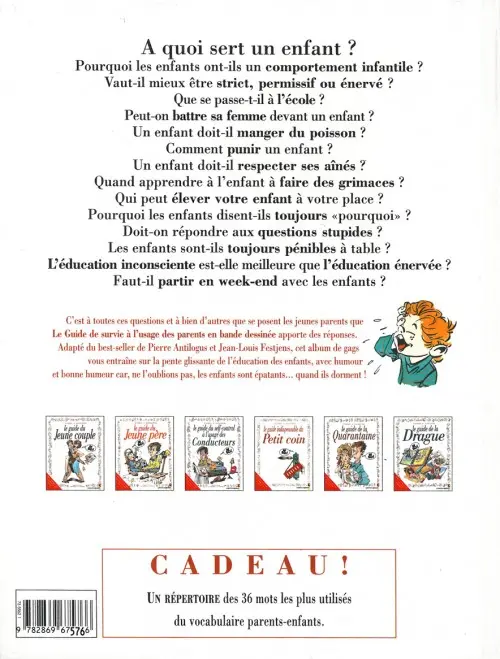 Verso de l'album Le Guide Tome 5 Le guide de survie à l'usage des parents