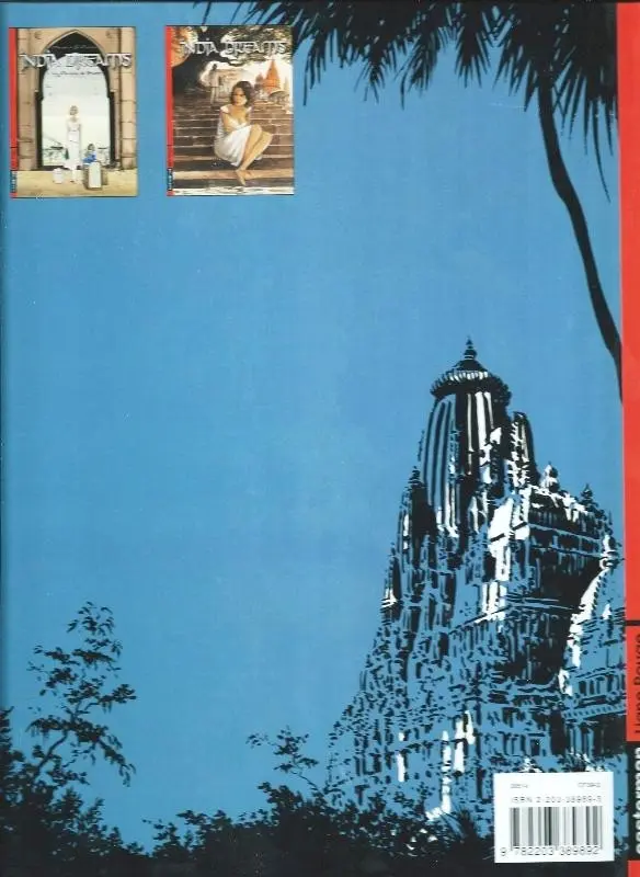 Verso de l'album India dreams Tome 1 Les Chemins de Brume