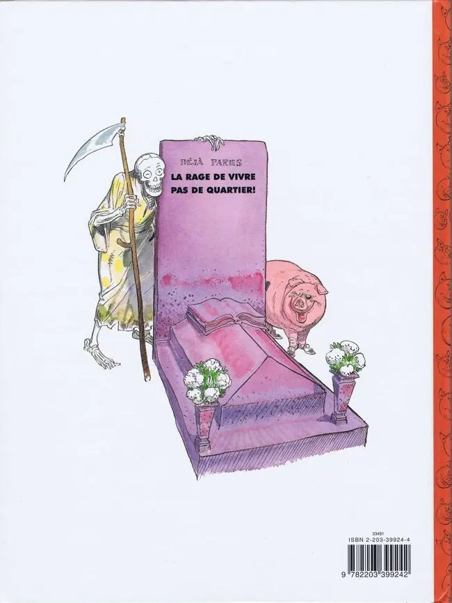 Verso de l'album Les Aventures de la Mort et de Lao-Tseu Tome 2 Pas de Quartier !