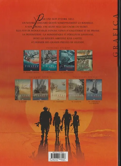 Verso de l'album Les Pirates de Barataria Tome 1 Nouvelle Orléans
