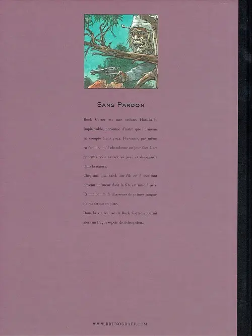 Verso de l'album Sans Pardon