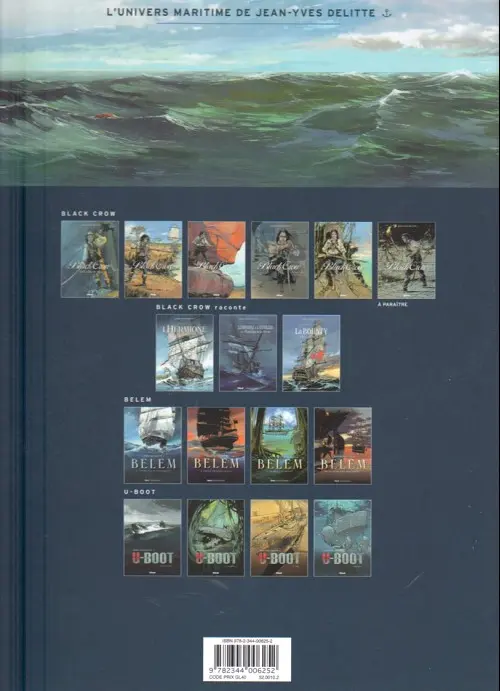 Verso de l'album U-Boot Tome 3 Jude
