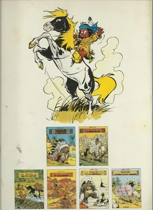 Verso de l'album Yakari Tome 4 Yakari et Nanabozo