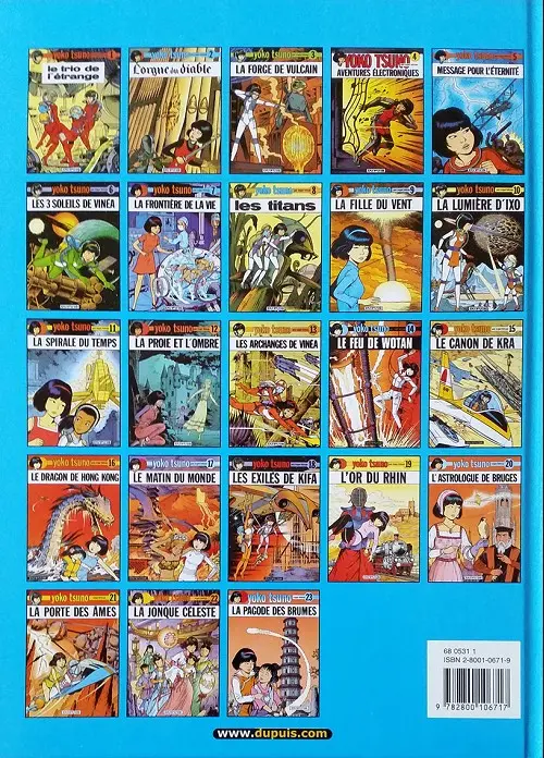 Verso de l'album Yoko Tsuno Tome 6 Les 3 soleils de Vinéa