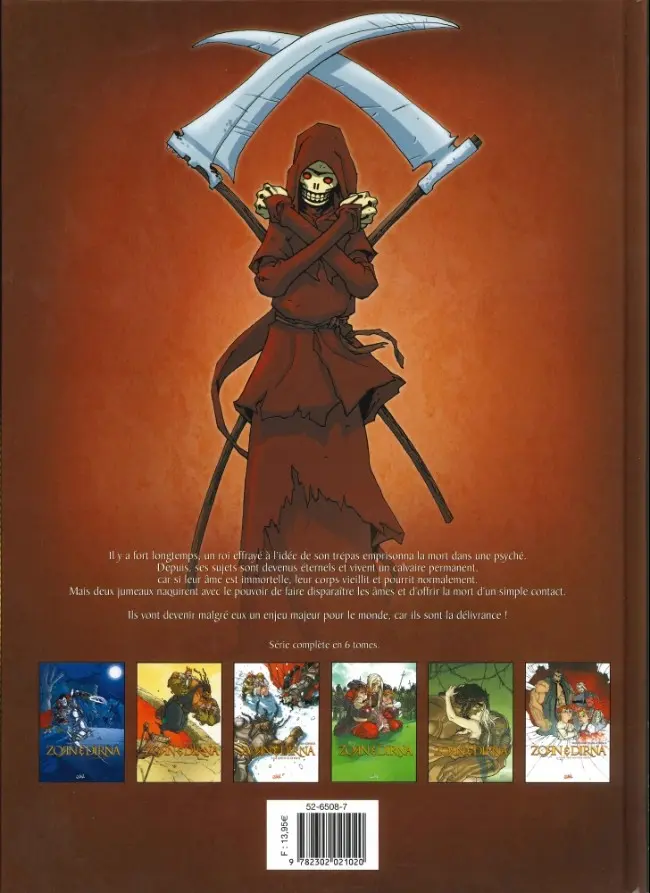Verso de l'album Zorn & Dirna Tome 4 Familles décomposées