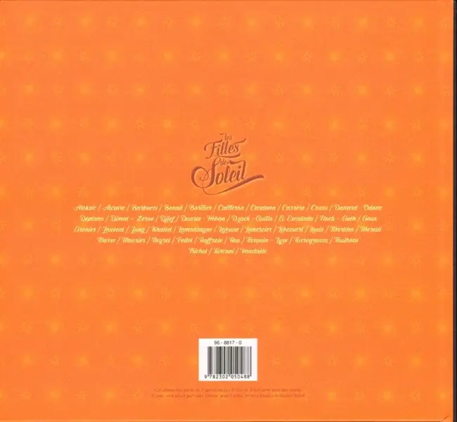 Verso de l'album Les Filles de Soleil N° 21