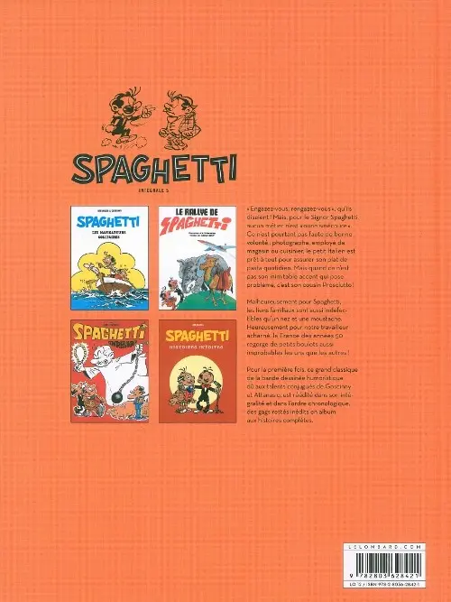 Verso de l'album Spaghetti Intégrale 5