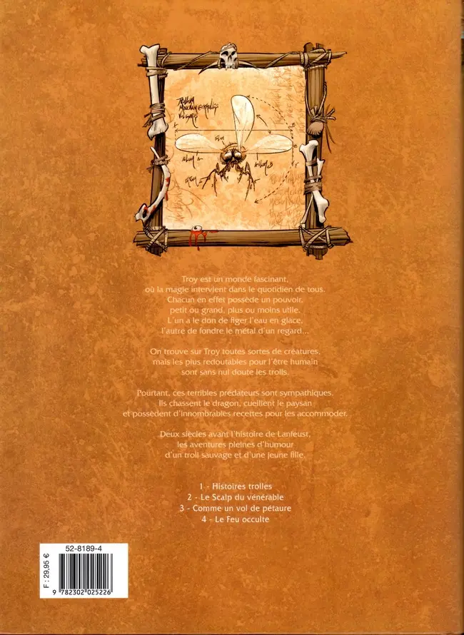 Verso de l'album Trolls de Troy Intégrale Tomes 1 à 4