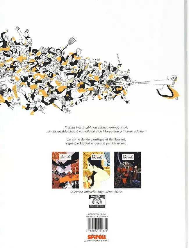 Verso de l'album Beauté Tome 2 La reine indécise