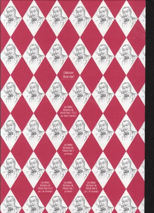 Verso de l'album Les Belles histoires de l'Oncle Paul Tome 8